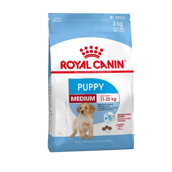 Royal Canin Medium Puppy Hondenvoer 4 Kg 1 Royal Canin Medium Puppy Hondenvoer 4 Kg