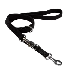 Adori Traininglijn Nylon Zwart - Hondenriem - 200x2.5 Cm