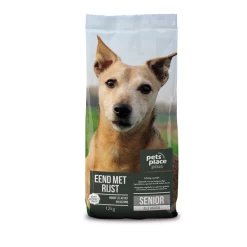 Pets Place Plus Hond Senior Eend - Hondenvoer - 12 Kg