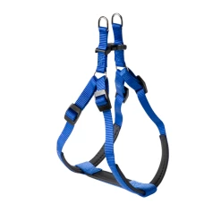 Adori Harnas Nylon Soft Zwart&Blauw - Hondenharnas - A 51-55 B 53-61 Cm