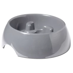 Adori Anti-Schrok Voerbak L 800ml Grijs - Hondenvoerbak - 22 Cm