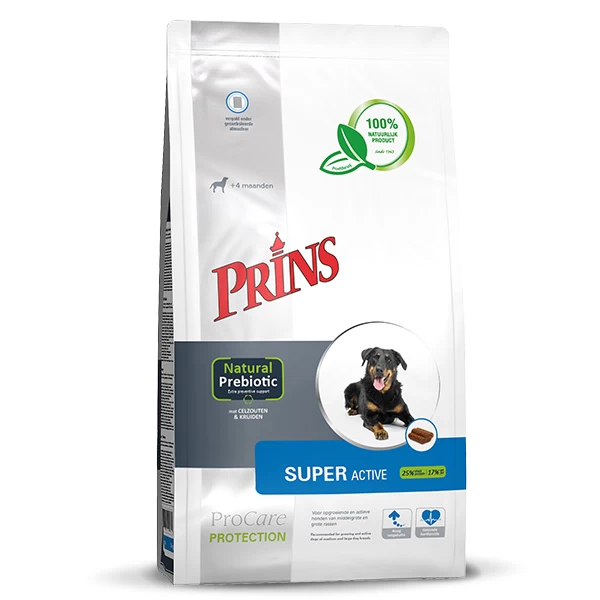 Prins ProCare Protection Super Active Hondenvoer 15 Kg 1 Prins ProCare Protection Super Active Hondenvoer 15 Kg