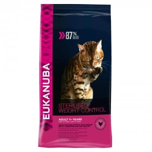 Eukanuba Adult Sterilised/Weight Control Kattenvoer 3 Kg 1 Eukanuba Adult Sterilised/Weight Control Kattenvoer 3 Kg