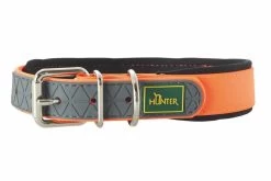 Hunter Halsband Voor Hond Convenience Comfort Neon Oranje 32-40 Cmx20 Mm