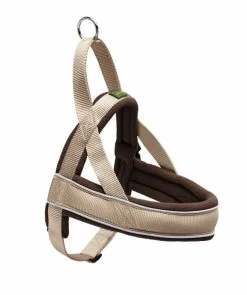 Hunter Harnas Norweger Racing Nylon Lichtbruin/bruin M