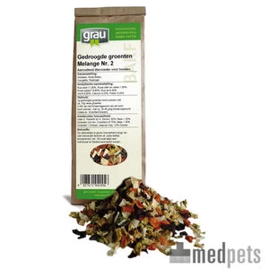 GRAU Gedroogde Groenten Melange Nr. 2 - 1,2 Kg