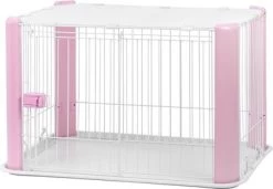 Puppyren Met Dak Roze 92x63x60 Cm