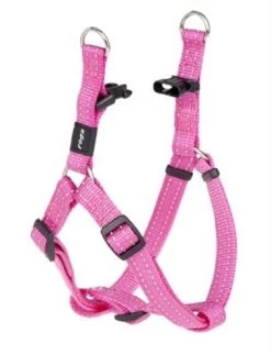 Rogz For Dogs Snake Step-in Hondentuig Verstelbaar Roze 61 X 1,6 Cm