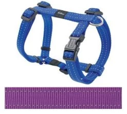 Rogz For Dogs Snake Hondentuig Verstelbaar Paars 52 X 1,6 Cm