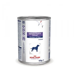 Royal Canin Veterinary Diet Sensitivity Control (Chicken & Rice) Blik Hondenvoer 1 Tray (12 Blikken) - Afbeelding 2