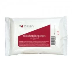Maxani Chloorhexidine Doekjes - 40 Stuks -Professionele winkel voor hondenbenodigdheden maxani chloorhexidine doekjes 40 stuks 48768 0300 none