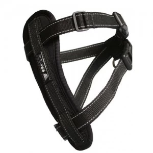 EzyDog Chest Plate Tuig - XXS - Zwart