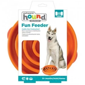Outward Hound - Fun Feeder Coral - Orange - Afbeelding 2