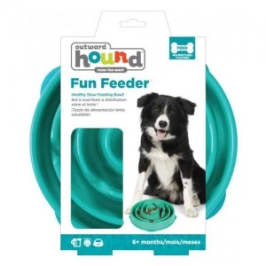 Outward Hound - Fun Feeder Drop - Teal 2 Outward Hound - Fun Feeder Drop - Teal - Afbeelding 2