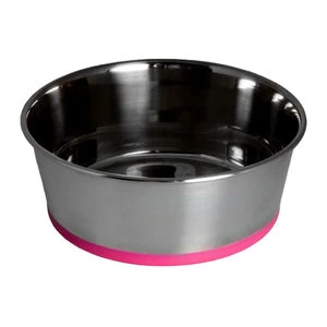 Rogz Slurp Bowlz - Large - Roze 1 Rogz Slurp Bowlz - Large - Roze