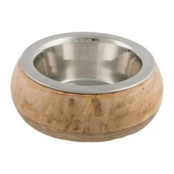 Trixie Rvs Bak Met Houtenhouder